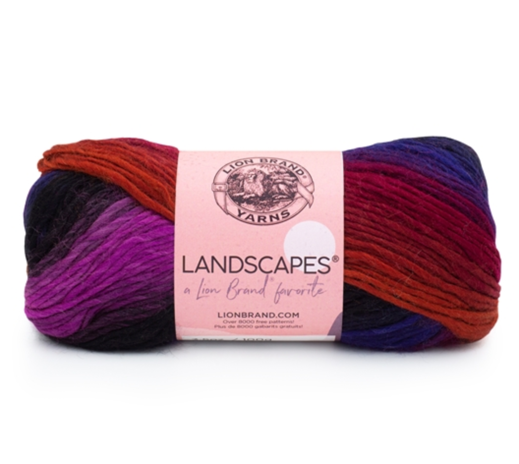 Lion Brand Yarn Landscapes - Volcano 100g Aran