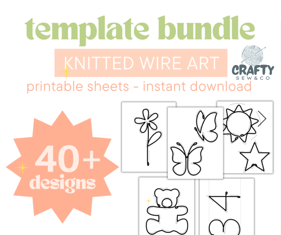 Designs Only Template for Wire Art – Create Custom Wire Art with Easy Templates