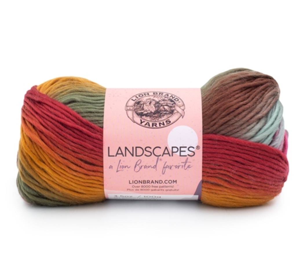 Lion Brand Yarn Landscapes - Desert Spring 100g Aran